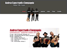 Tablet Screenshot of andreacapezzuoliecompagnia.it